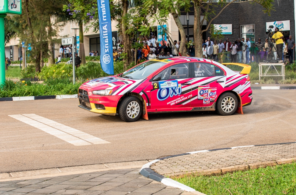  Rwanda’s Giancarlo Davite and co-pilot Sandrine Isheja emerged second in their Mitsubishi Lancer Evo.