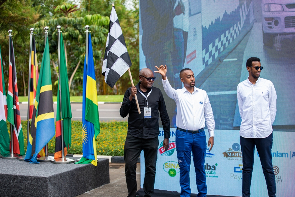 Officials launch the 2024 Rwanda Mountain Gorilla rally on Friday, October 18.