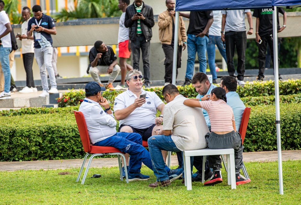 Different people enjoy the opening session of the three day rally on Friday.