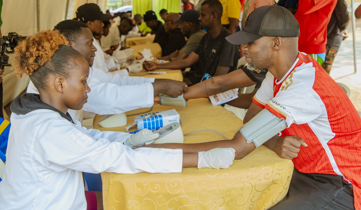 Residents undergo a mass testing exercise of Non-Communicable diseases during Car-Free Day. The Global Week for Action on NCDs, runs from October 15 to October 22. Courtesy