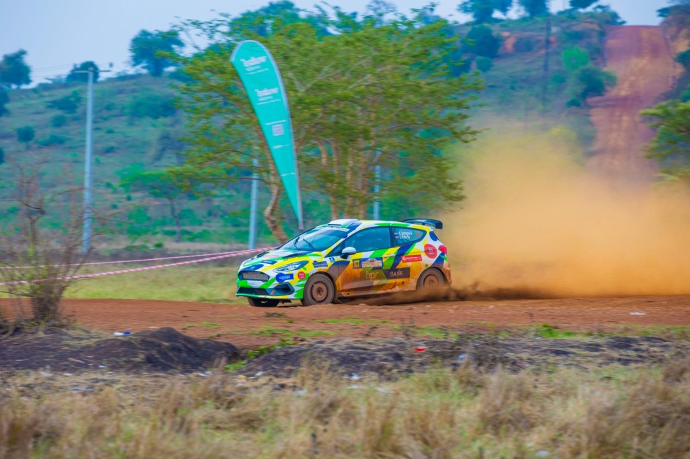 Kenyan driver Karan Patel and his co-driver Tauseef Khan