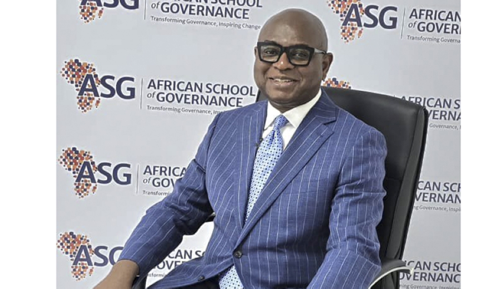 Professor Kingsley Moghalu, President of the newly established African School of Governance (ASG) university, located in Kigali, Rwanda. Courtesy