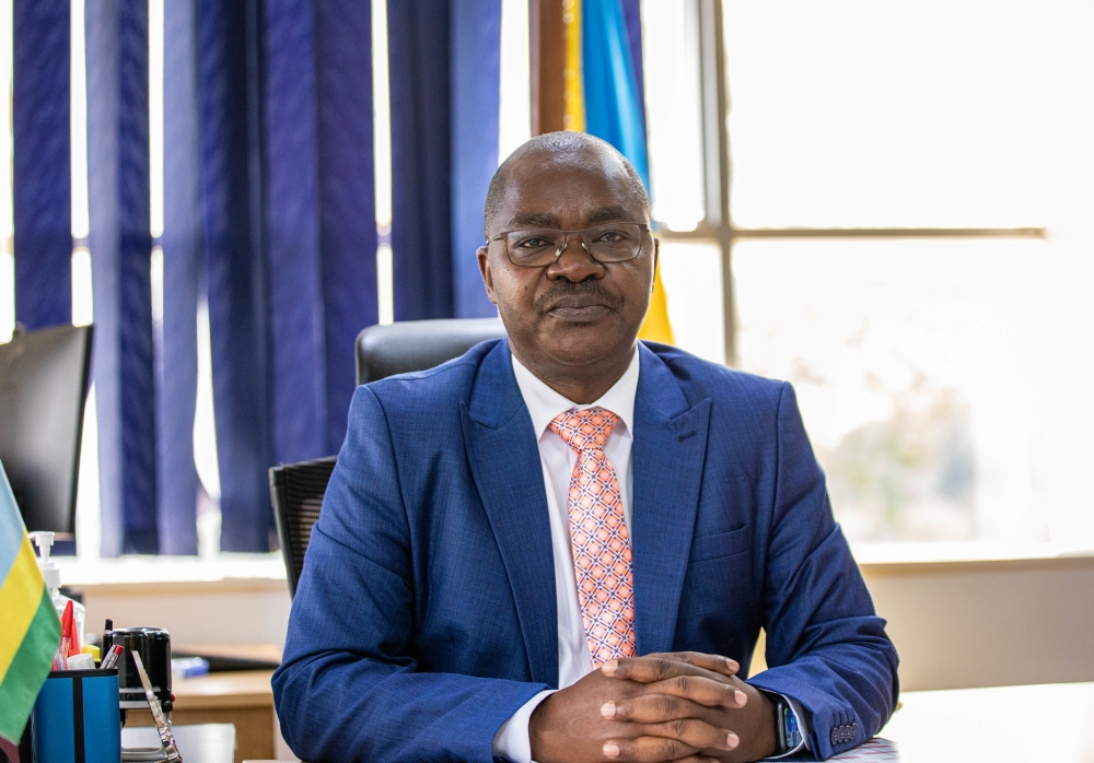 University of Kigali Vice Chancellor  Professor George Kimathi, during the interview on October 15. Dan Gatsinzi