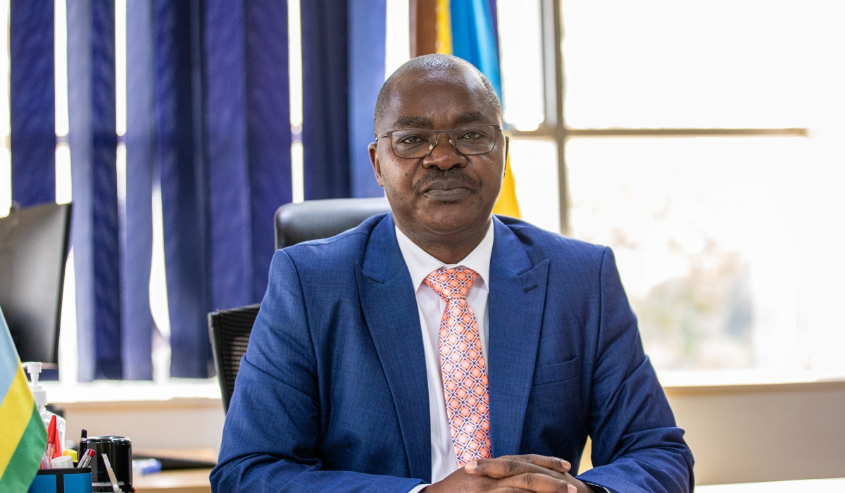 University of Kigali Vice Chancellor  Professor George Kimathi, during the interview on October 15. Dan Gatsinzi