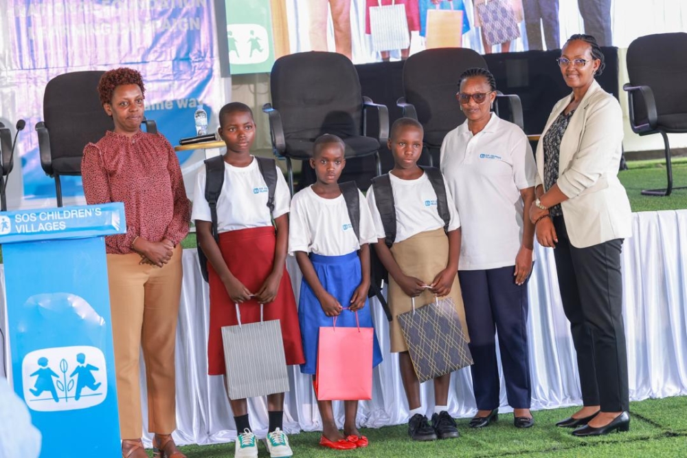 Winners of the competition were awarded scholastic materials for excelling in the National Reading Competition, launched on October 23 at SOS Technical School, Kagugu