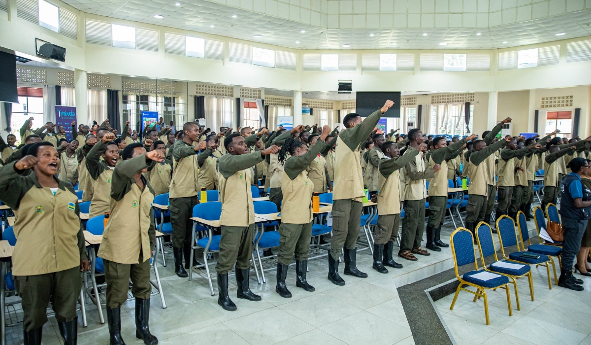 Participants of the 14th Annual Holiday Camp for senior six graduates from its Edified Generation Scholarship Programme. Photos by Dan Gatsinzi