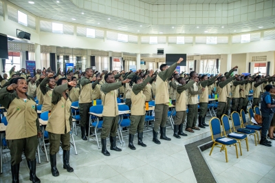 Participants of the 14th Annual Holiday Camp for senior six graduates from its Edified Generation Scholarship Programme. Photos by Dan Gatsinzi