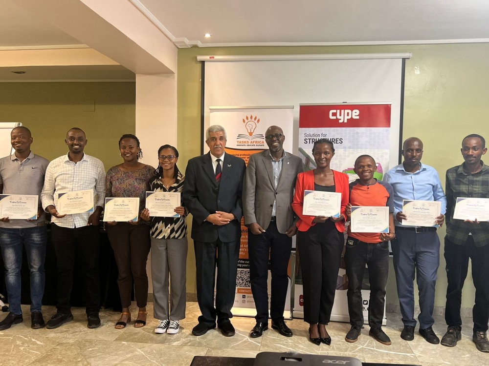 TASKS AFRICA officials and the participants pose for a photo during a three-day workshop from Tuesday, October 22-24,