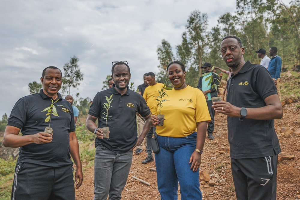 The company planted 100 trees in Nyamweru Village, Kanyinya Sector in Nyarugenge District, to mark in its ongoing tree-planting initiative.