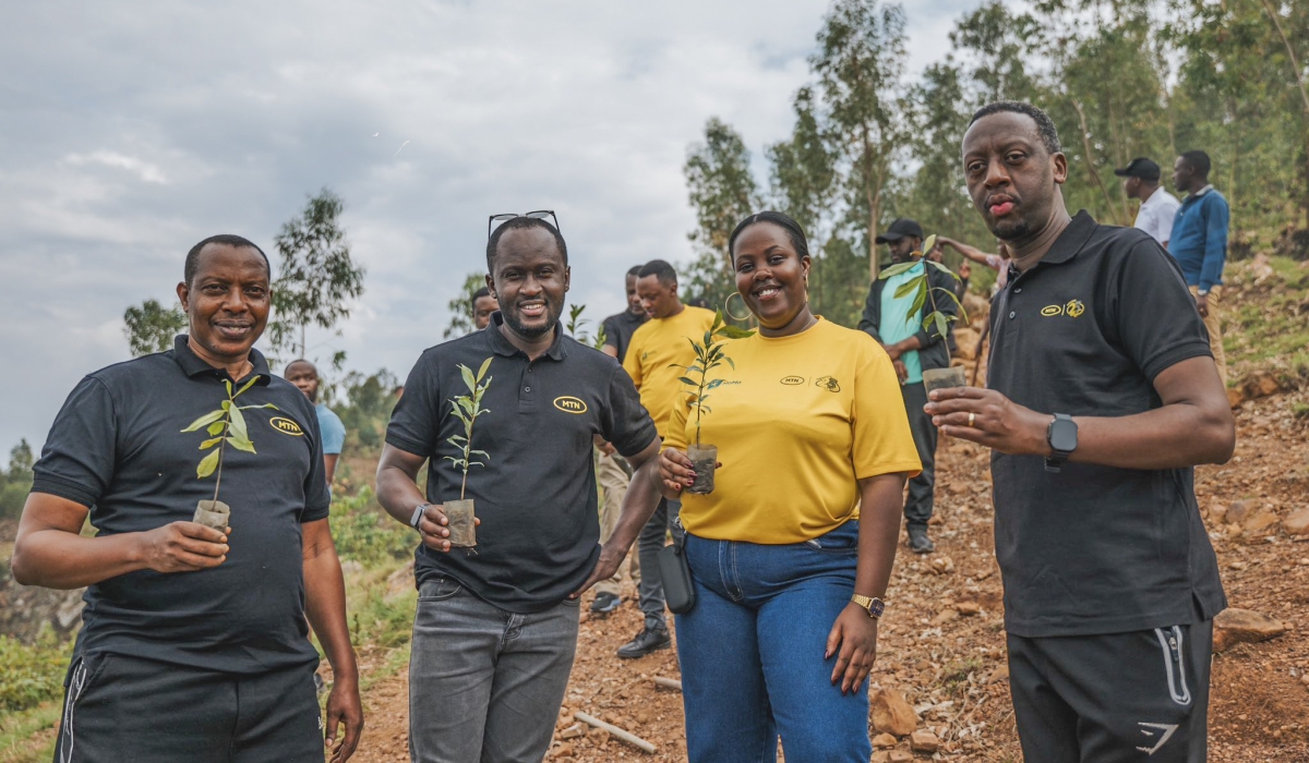 The company planted 100 trees in Nyamweru Village, Kanyinya Sector in Nyarugenge District, to mark in its ongoing tree-planting initiative.