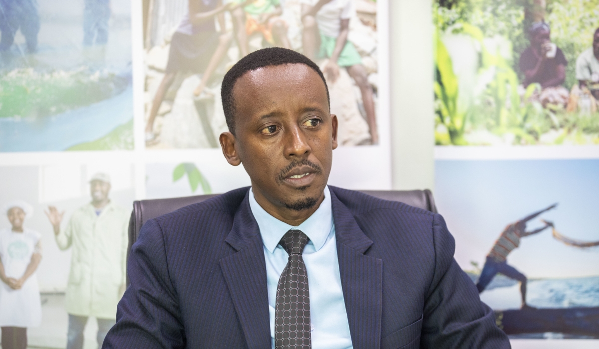 Silver Karumba, the Country Representative for GAIN in Rwanda during the interview with The New Times. Photos by Emmanuel Dushimimana