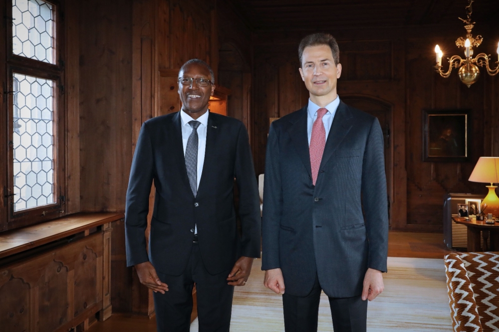 Ambassador James Ngango, Rwanda’s new envoy to the Principality of Liechtenstein, presented his letters of credence to His Serene Highness Hereditary Prince Alois of Liechtenstein on October 25.