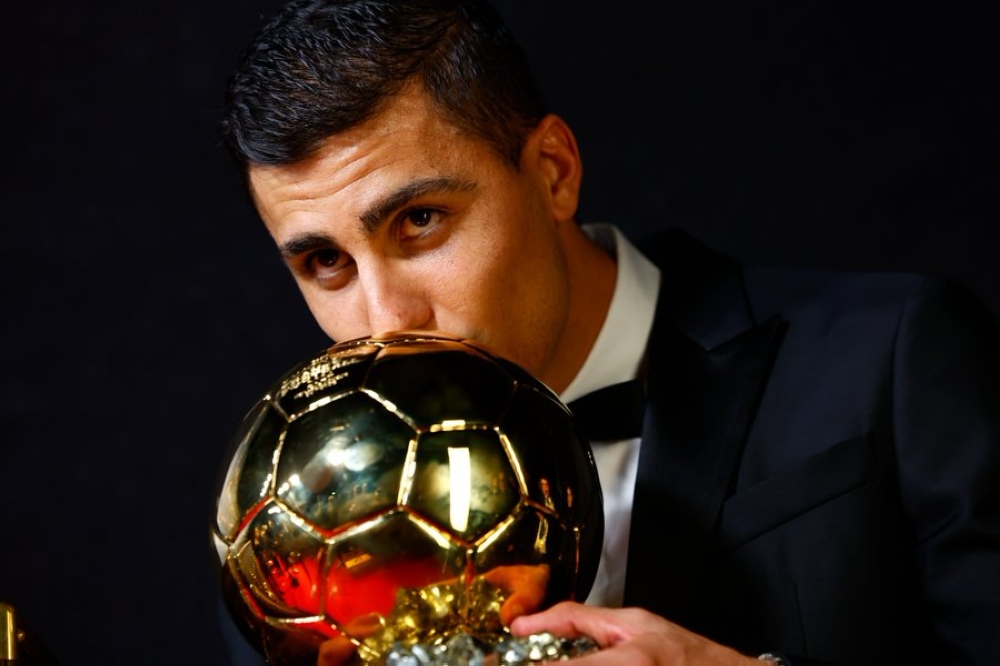 Spain and Manchester City midfielder Rodri has been named 2024 men&#039;s Ballon d&#039;Or winner-courtesy