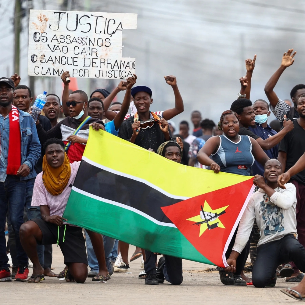 Post-elections protest in Mozambique