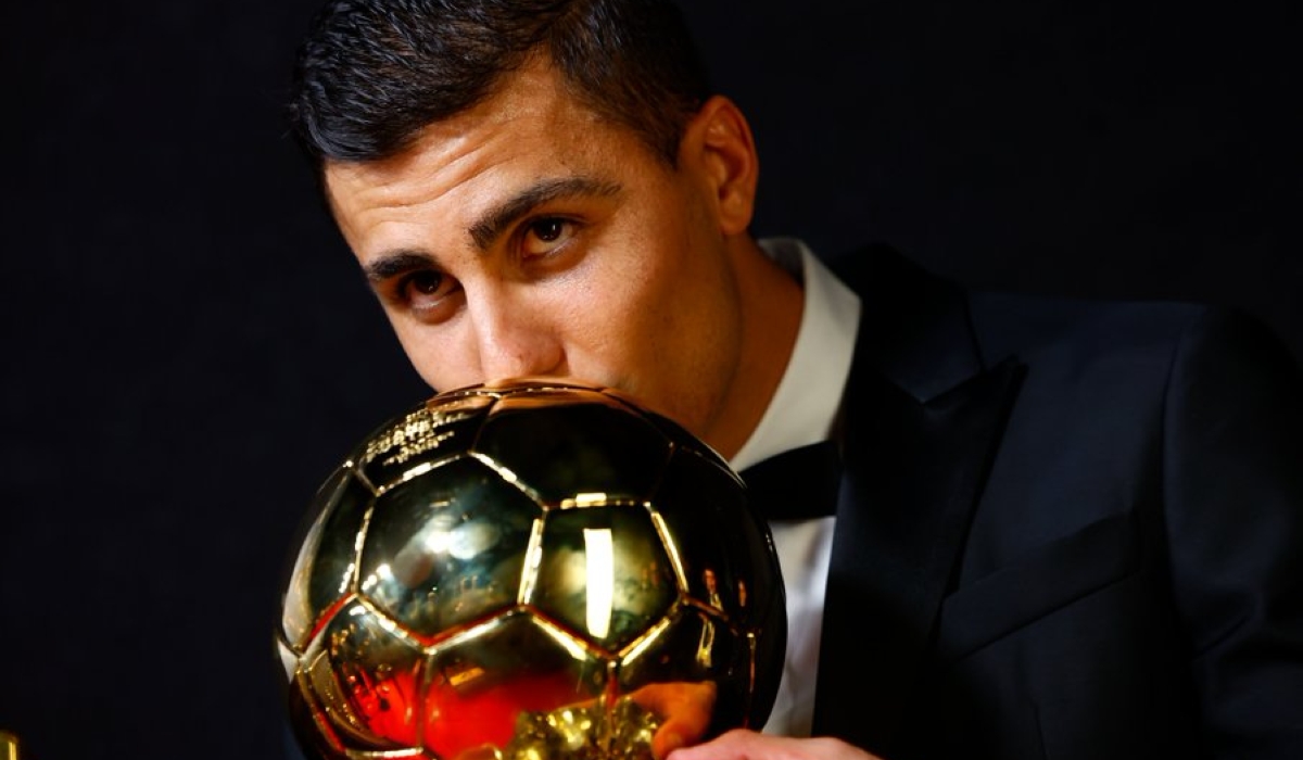 Spain and Manchester City midfielder Rodri has been named 2024 men&#039;s Ballon d&#039;Or winner-courtesy