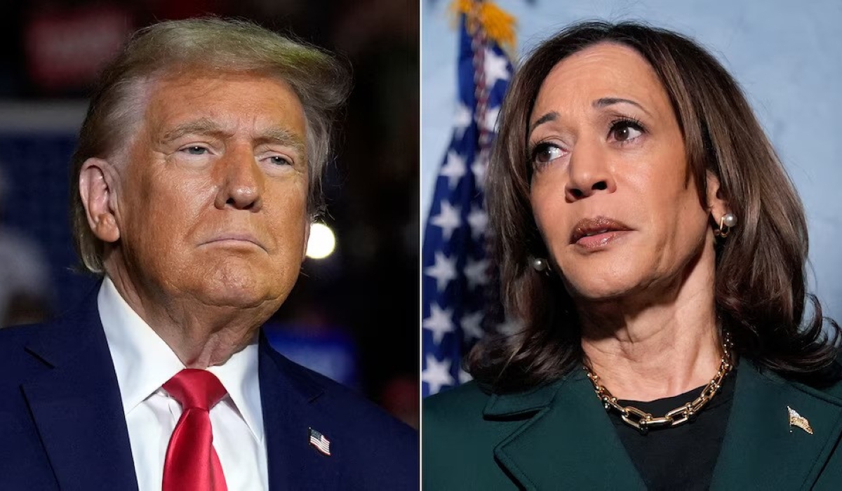 Donald Trump and Kamala Harris, the US presidential candidates. Internet