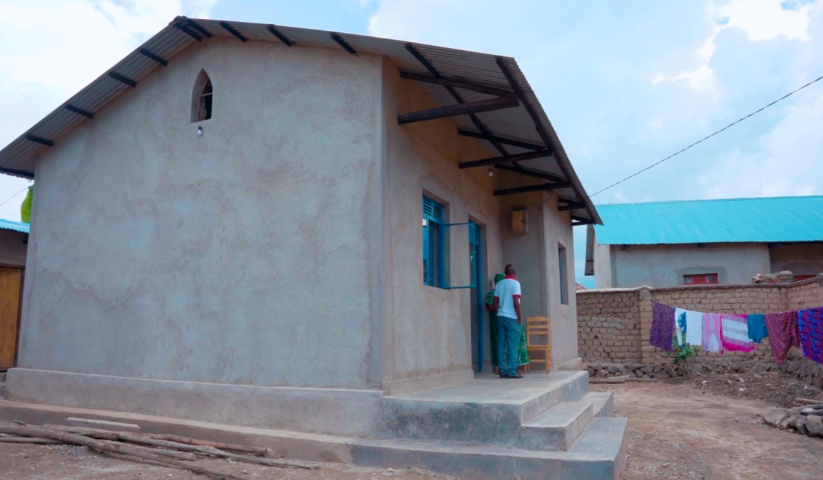 A new house constructed for a family in Mushubati Sector, Rutsiro District. Photos by Germain Nsanzimana