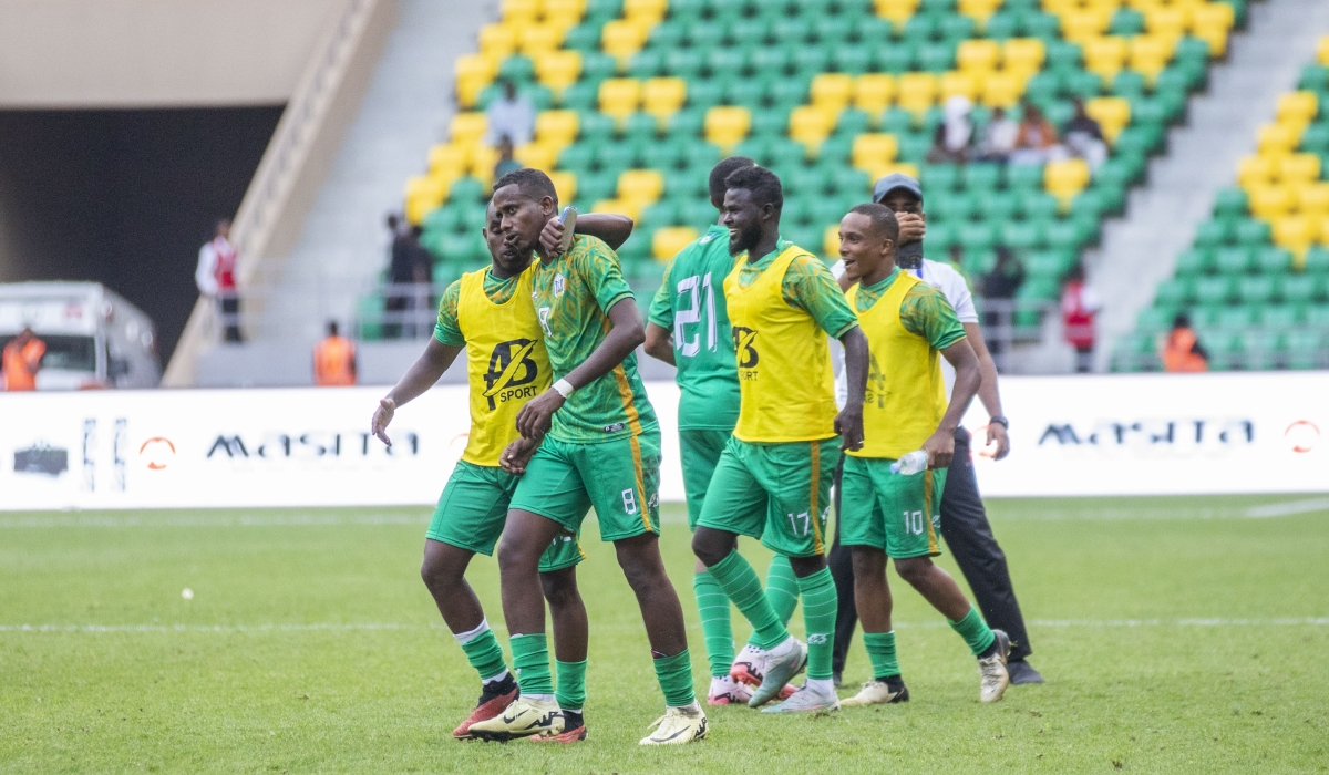 Djibouti players celebrate after 1-0 victory over Rwanda in the first leg of CHAN 2025 preliminary round on Sunday, October 27-courtesy. 