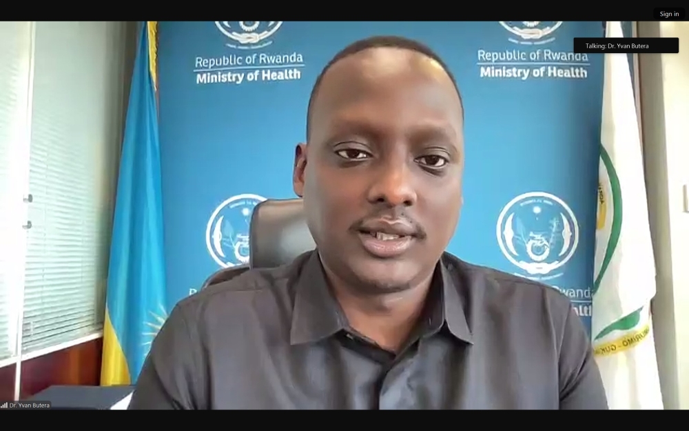 At a virtual media briefing on October 31, 2024, the Minister of State for Health, Dr. Yvan Butera, said there is no longer contact between fruit bats with humans at a cave linked to the Marburg virus outbreak in Rwanda (courtesy).