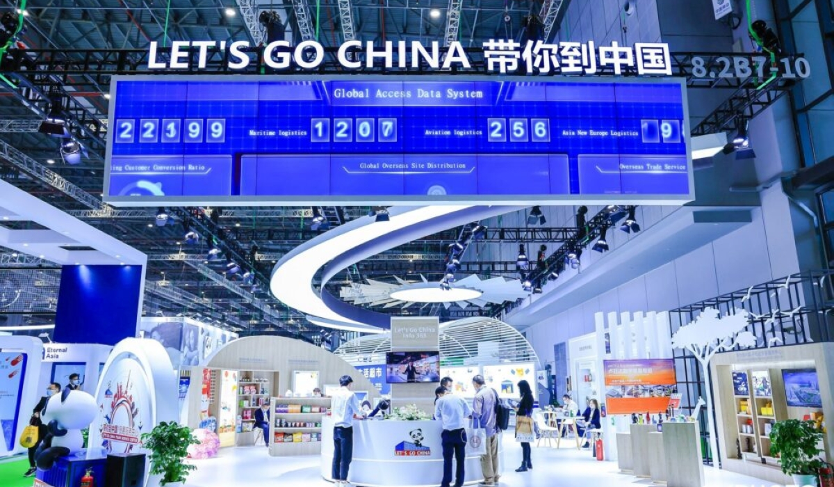 Over 3,500 exhibitors worldwide gathered in Shanghai for the seventh Chinese International Import Expo (CIIE)  on Tuesday, November 5. Photo Courtesy