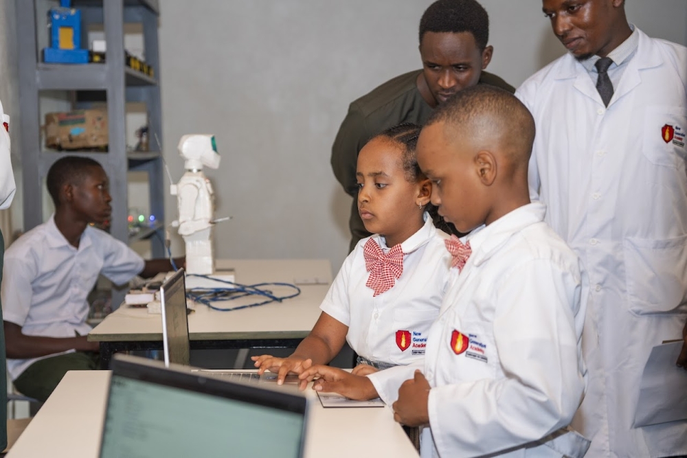 New Generation Academy (NGA), a nursery, primary, and secondary level school equipped with robotics to help teachers and learners in schools in Kigali, on  November 5. Photo Courtesy