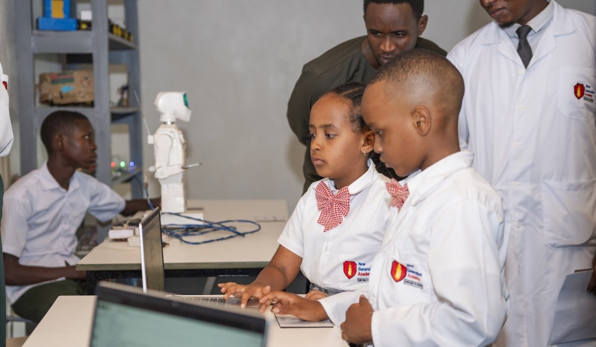 New Generation Academy (NGA), a nursery, primary, and secondary level school equipped with robotics to help teachers and learners in schools in Kigali, on  November 5. Photo Courtesy