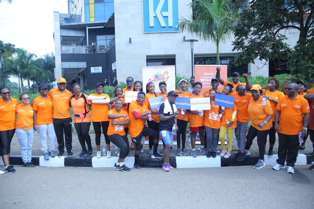 Participants during a campaign to sensitize people to the fight against gender-based violence in 2021. Between 2021 and 2024, health authorities recorded more than 26,000 GBV cases. Photo by Craish Bahizi