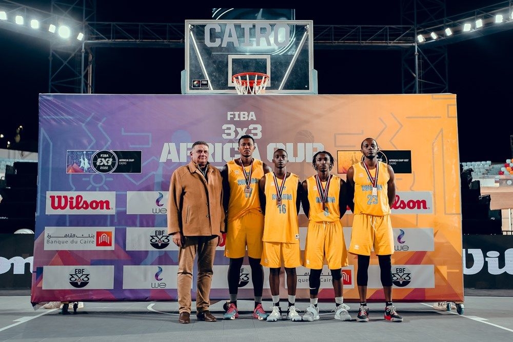 Rwanda won bronze during the 2022 FIBA 3X3 Africa Cup in Cairo, Egypt-File