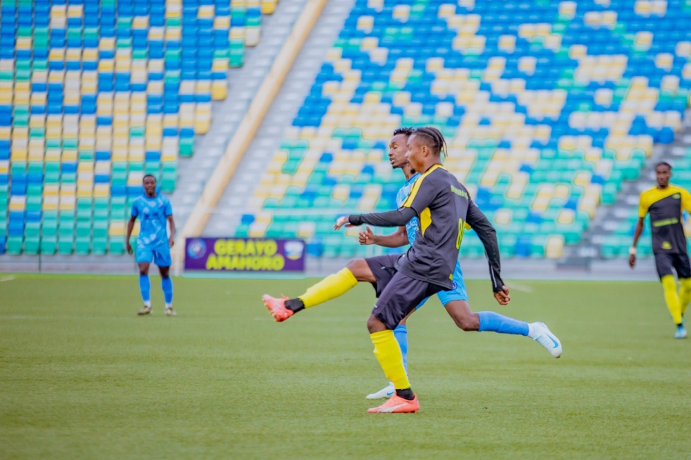 Mukura Victory Sports&#039; defeat 2-0 against Police FC  at Huye Stadium on Thursday, November 7.Photo Courtesy 