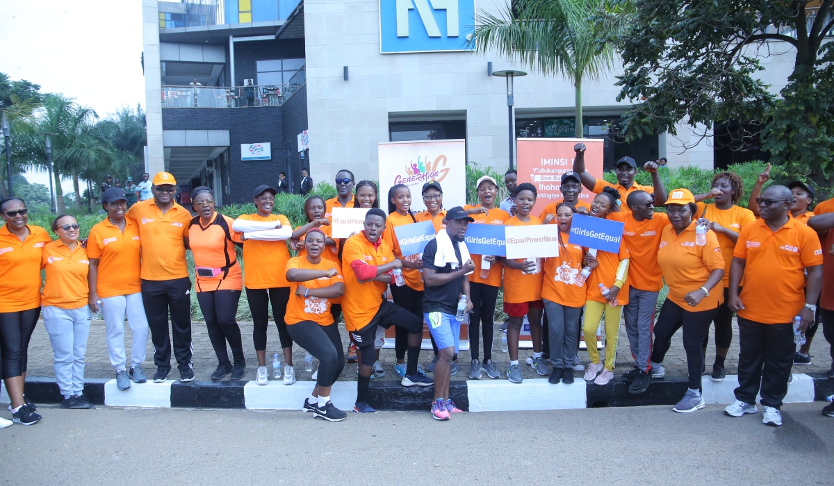 Participants during a campaign to sensitize people to the fight against gender-based violence in 2021. Between 2021 and 2024, health authorities recorded more than 26,000 GBV cases. Photo by Craish Bahizi