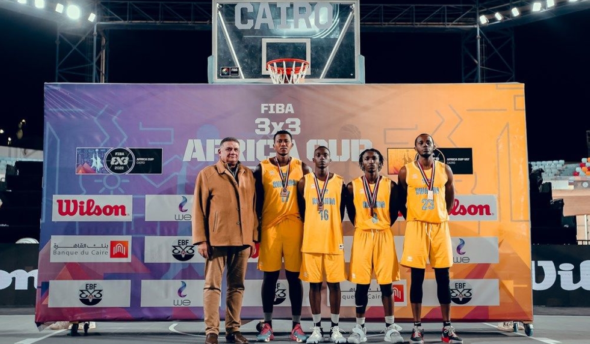 Rwanda won bronze during the 2022 FIBA 3X3 Africa Cup in Cairo, Egypt-File