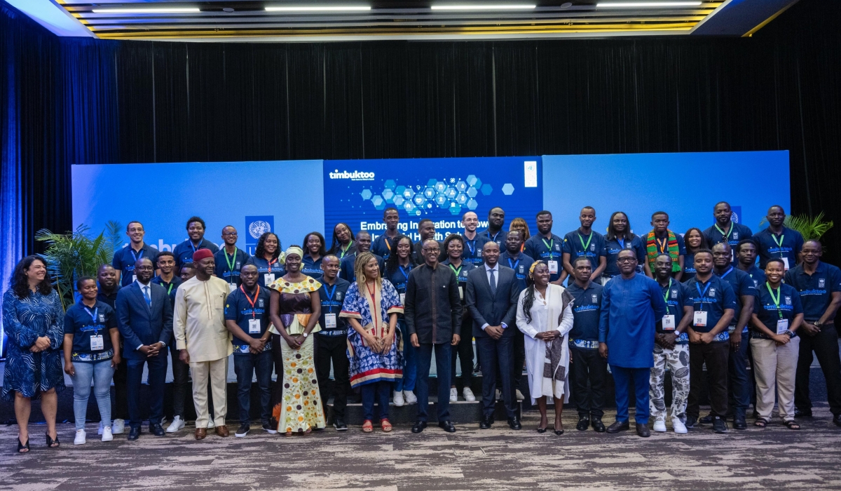 The Timbuktoo healthtech hub was on November 9 officially launched in Kigali, during Youth Connekt summit 2024. Photo by Village Urugwiro