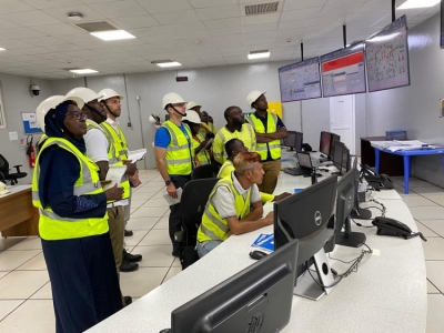 The IPPAS team visited Gisagara Thermal Power Station, which utilizes radioactive sources for measurement purposes on November 10 Photo Courtesy