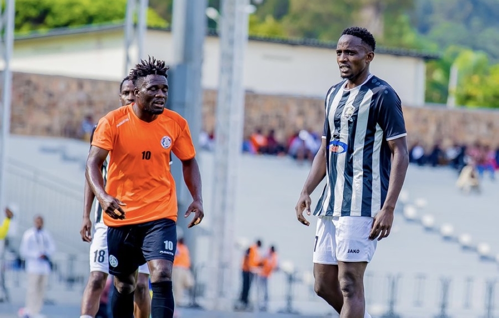 APR FC midfielder Bosco Ruboneka looks dejected as his side failed to break the deadlock as they were held to a gaolless draw against Rutsiro FC at Kigali Pele Stadium on Sunday, November 10-courtesy