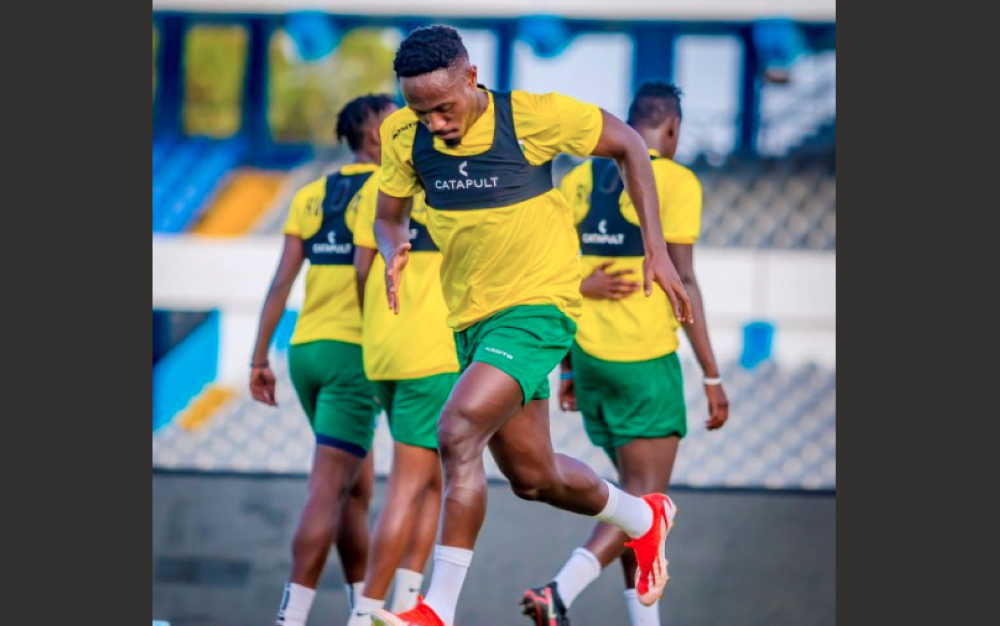 Amavubi captain Djihad Bizimana during the training in Libya on 3. September 2024.  Rwanda will host Libya on November 14 at Amahoro Stadium before facing Nigeria on November 18. Photo Courtesy