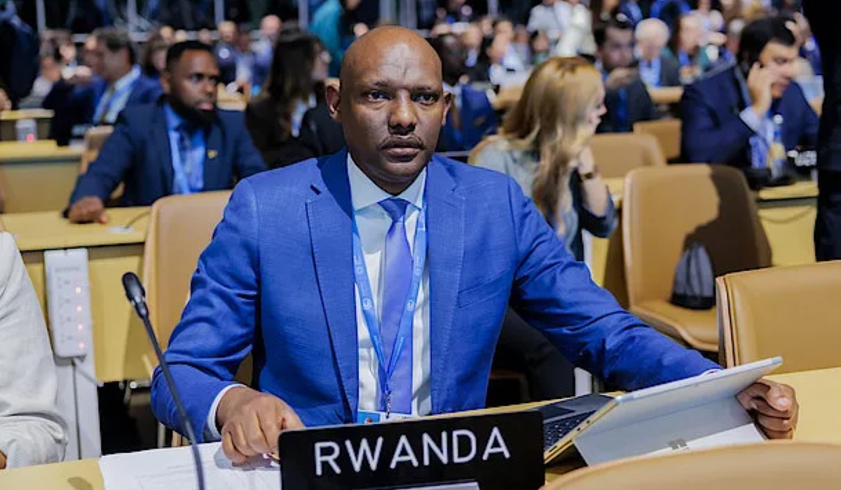 Faustin Munyazikwiye, Rwanda&#039;s lead negotiator in the UN Climate talks at COP29 