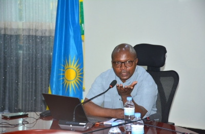 Telesphore Ndabamenye, RAB&#039;s Director General says Rwanda is reducing dependence on rain-fed agriculture.