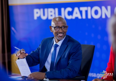 Joseph Nsengimana, the Minister of Education, announced the results of the 2023/2024 A-Level national examinations in Kigali on November 15. Photo by RBA