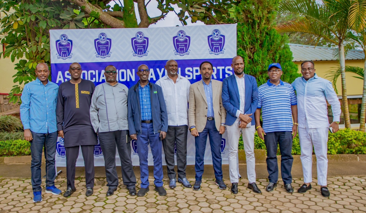 Twagirayezu (third from right) is joined among other senior officials in club&#039;s new executive committee and supreme organ-courtesy