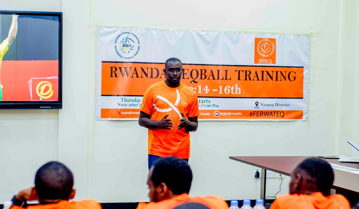 The President of the Rwanda Teqball Federation (FERWATEQ), Frederick Ntirenganya, has urged trainees to make good use of the knowledge they have gained.