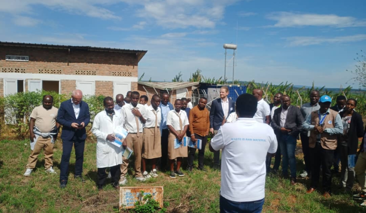 With a wastewater treatment system, GS Rilima with 500 students is expected to  get six kilogrammes of biogas per day and save at least Rwf20,000