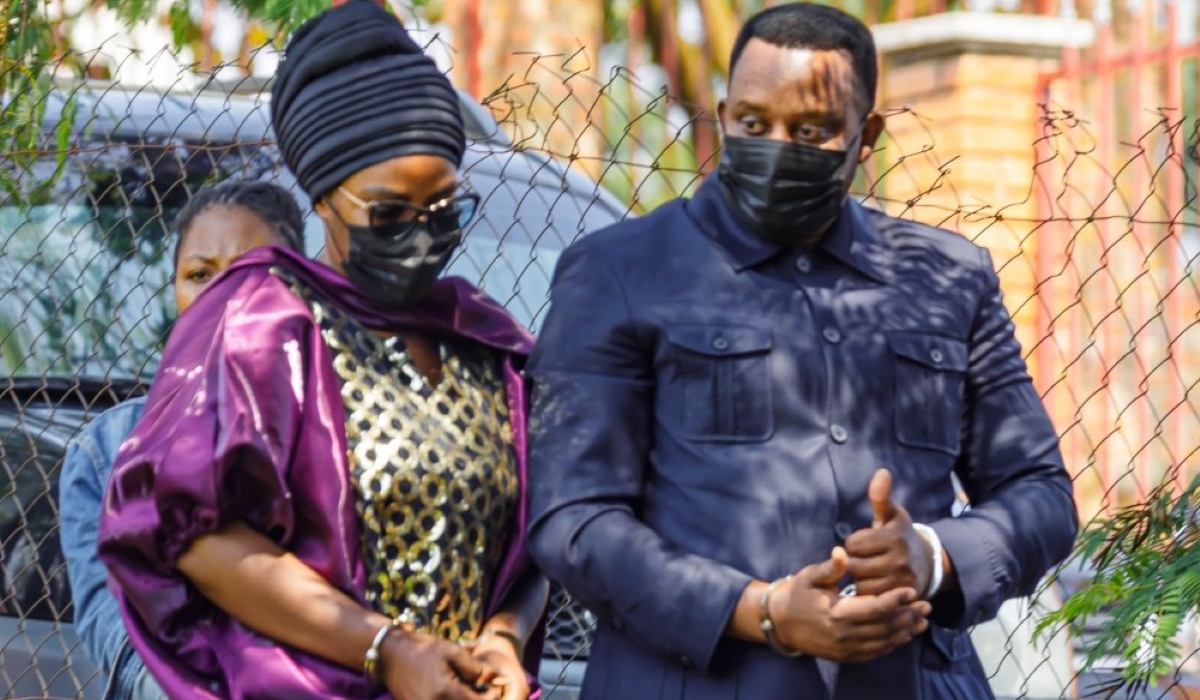 Pastor Jean-Bosco Harerimana of Zeraphat Holy Church and his wife, Jeanne Mukansengiyumva.