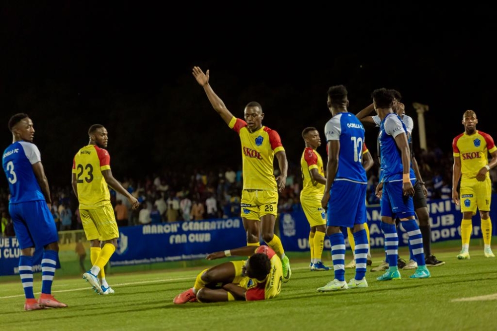 Second-placed Gorilla FC welcome league leaders Rayon Sports to Kigali Pele Stadium on Sunday, November 24-File