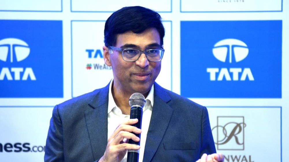 FIve-time World Champion, India’s Viswanathan Anand. | Photo Credit: DEBASISH BHADURI/The Hindu