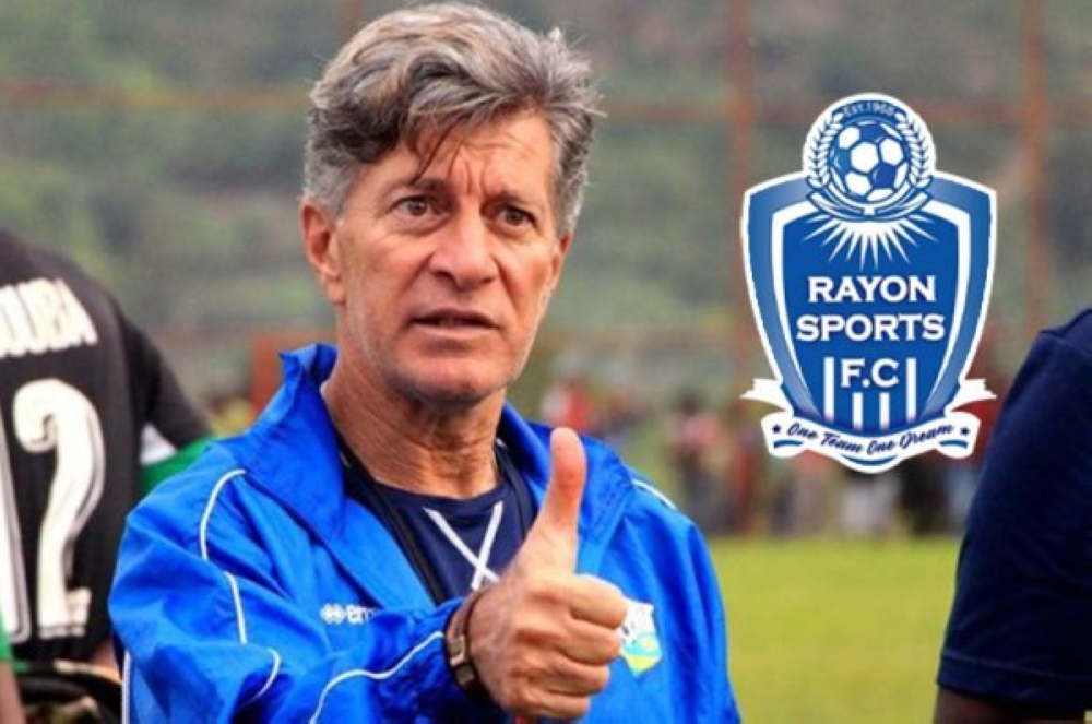 Rayon Sports coach Robertinho is on a mission to bring the club to glory days-File