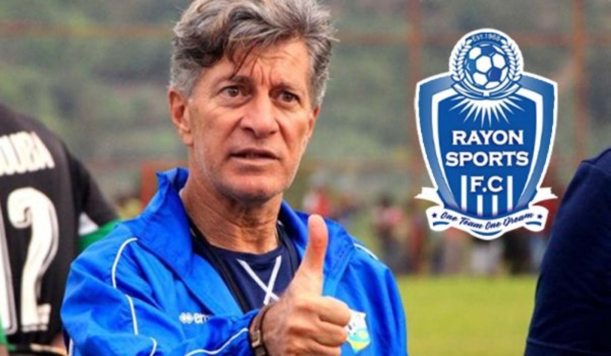 Rayon Sports coach Robertinho is on a mission to bring the club to glory days-File