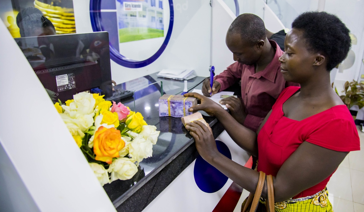 Clients at BPR Rwanda at Nyabugogo branch. The banking sector recorded Rwf1.7 trillion in new authorised loans between January and September 2024. File