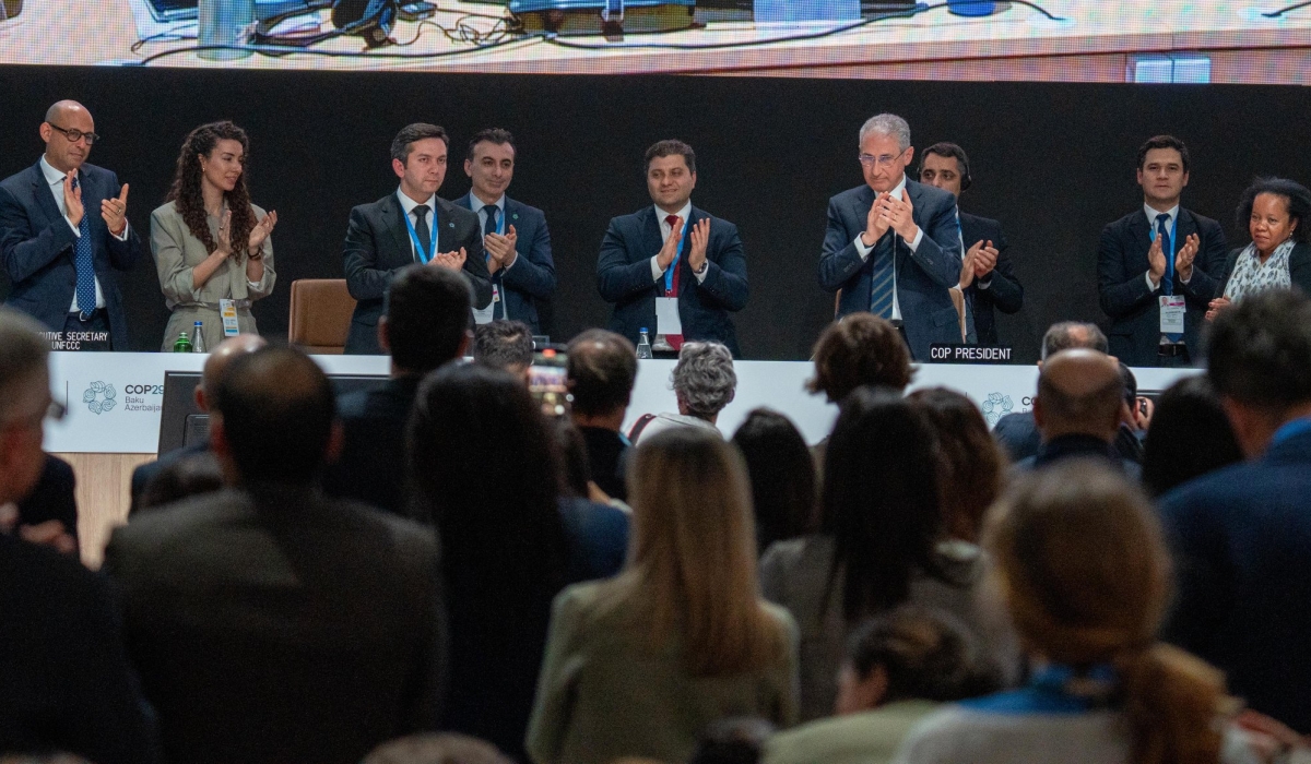 Delegates during the discussions at the United Nations climate summit (COP29) in Baku, the capital of Azerbaijan. Courtesy