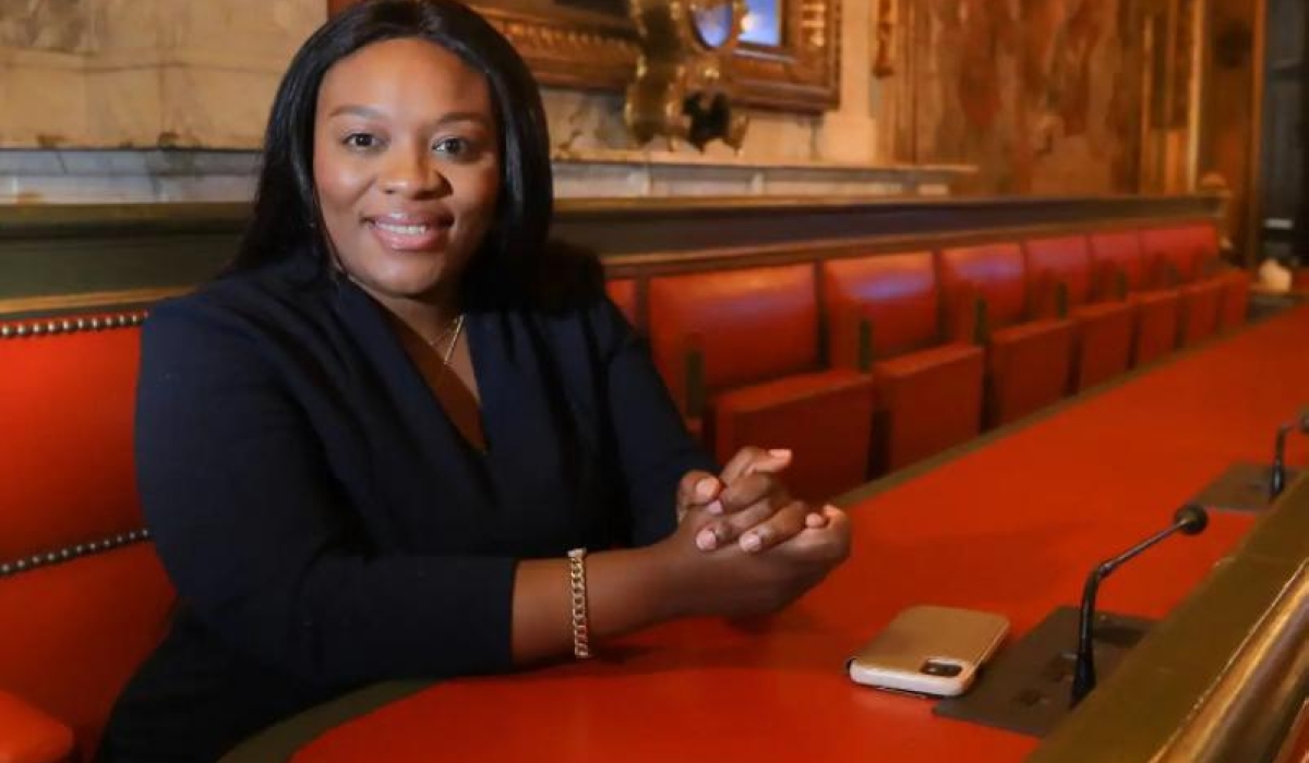 Lydia Mutyebele Ngoi, a Belgian Member of Parliament of Congolese descent.