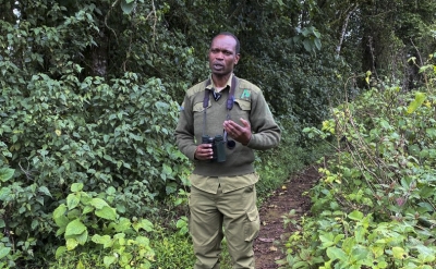 Claver Ntoyinkima, a ranger at Nyungwe National Park is expecting the prestigious Tusk Wildlife Ranger Award at the Tusk Conservation Awards in London, United Kingdom, on November 27. Photos by Joan Mbabazi